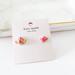 Kate Spade Jewelry | Last Onekate Spade Tea Time Stud Earrings Pink | Color: Gold/Pink | Size: Os