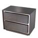 Eichholtz Cabas Block 2 - Drawer End Table Wood in Brown/Gray | 24 H x 30 W x 18 D in | Wayfair 114222