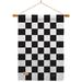 Breeze Decor Winner 2-Sided Polyester 40" H x 28" W Flag set in Black/Gray | 40 H x 28 W x 1 D in | Wayfair BD-SP-HS-109017-IP-BO-03-D-US12-BD