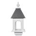 Arlmont & Co. Krebs Tube Bird Feeder Plastic in Gray | 22 H x 13.25 W x 13.25 D in | Wayfair 9B78E854B64142BEB9AC838BC8FACDC1