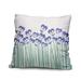 Wildon Home® Navasart Outdoor Square Pillow Cover & Insert Polyester/Polyfill/Cotton in Indigo | 18 H x 18 W x 6 D in | Wayfair