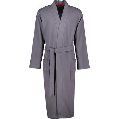 Cawö - Cawö Bademäntel Herren Kimono 816 anthrazit - 72 1 ct Weiss