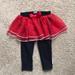 Disney Bottoms | Disney Tutu Pants Euc | Color: Black/Red | Size: 6-9mb