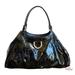 Gucci Bags | Authentic Gucci Black Patent Leather D Ring Medium Hobo Bag 189835 | Color: Black | Size: Medium