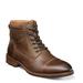 Florsheim Lodge Cap Toe Lace Up Boot - Mens 11.5 Brown Boot Medium