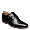 Florsheim Sorrento Plain Toe Single Monk Strap - Mens 8.5 Black Slip On Medium