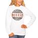 Women's White Texas Longhorns Scoop & Score Long Sleeve T-Shirt