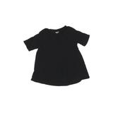 Gymboree Short Sleeve T-Shirt: Black Solid Tops - Kids Boy's Size 4