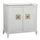 Fairfield Chair East Camden Bar Cabinet Wood in Brown/White/Yellow | 40 H x 21 D in | Wayfair 8098-48