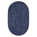 Blue 30 x 0.5 in Living Room Area Rug - Blue 30 x 0.5 in Area Rug - August Grove® Andeana Reversible Braided Area Rugs for Living Room, Farmhouse & Kitchen | Wayfair