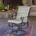 Arden Selections Outdoor Dining Chair 3.5" Cushion Polyester in Gray | 3.5 H in | Wayfair ZM09173B-D9Z1