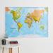 Maps International Medium Political World Wall Map in White | 33 H x 47 W x 1 D in | Wayfair WM00001A_LS_FSLAM
