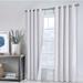 Darby Home Co Harpa Solid Max Blackout Thermal Grommet Curtain Panels Synthetic in White | 84 H in | Wayfair 8EBA8CE0C65648B5B0C25F489A44D8DC