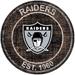 Las Vegas Raiders 24'' Round Heritage Logo Sign