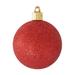 The Holiday Aisle® 3 1/4" (80mm) Ornament, Commercial Grade Shatterproof Plastic, Ornament Decorations Plastic in Red | 12 H x 6 W x 8 D in | Wayfair