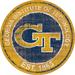 Georgia Tech Yellow Jackets 24'' Round Heritage Logo Sign
