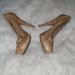 Jessica Simpson Shoes | Jessica Simpson Size 8 Distressed Tan Heels | Color: Cream/Tan | Size: 8