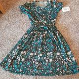 Lularoe Dresses | Amelia Dress | Color: Blue/Green | Size: Xxs