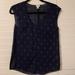 J. Crew Tops | J. Crew Embroidered Dot Cap-Sleeve Cami Top | Color: Black | Size: 0