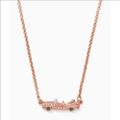 Kate Spade Jewelry | Kate Spade Ny Yours Truly Car Pendant Necklace | Color: Pink | Size: 17”-20”