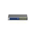 NETGEAR PoE Switch 16 Port Gigabit Ethernet Unmanaged PoE Network Switch (GS516PP) - with 16 x PoE+ @ 260 W, Desktop or Rackmount, and Limited Lifetime Protection