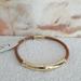 Ralph Lauren Jewelry | New Ralph Lauren Leather Bangle Bracelet | Color: Brown/Gold | Size: 7.5"