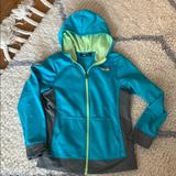 The North Face Shirts & Tops | Girls Northface Sweatshirt | Color: Blue/Green | Size: 14g