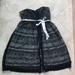 Anthropologie Dresses | Anthropologie Lace Dress Size 6 | Color: Black/White | Size: 6