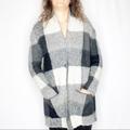 American Eagle Outfitters Jackets & Coats | Aeo | Women's Oversized Plaid Blazer Xs | Color: Black/White | Size: Xs