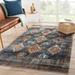 Orange 90 x 0.17 in Area Rug - AllModern Fieldscape Southwestern Blue/Yellow Indoor/Outdoor Area Rug, Polypropylene | 90 W x 0.17 D in | Wayfair