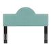 Hashtag Home Dawn Performance Velvet Headboard Upholstered/Velvet in Green | 53.5 H x 78.5 W x 2.5 D in | Wayfair BE8CABA67F9342D2871B054DBFFAB48E