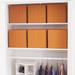 Household Essentials Foldable Cube Set Cardboard/Paper/Fabric in Orange | 11 H x 11 W x 11 D in | Wayfair 334-1