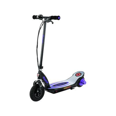 "Razor Sports Equipment Power Core E100 Electric Scooter w/ Aluminum Deck Black/Purple"
