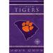 Clemson Tigers 17'' x 26'' Team Coordinates Sign