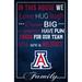 Arizona Wildcats 17'' x 26'' In This House Sign