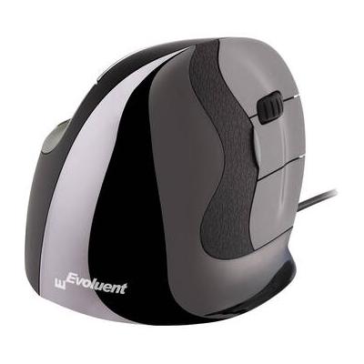 Evoluent VerticalMouse D Wired Mouse (Medium, Dark Silver) VMDM