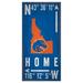 Boise State Broncos 6'' x 12'' Team Coordinate Sign