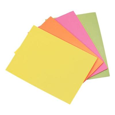 inFo 4er-Pack Haftnotizblock »Kommunikationskarten« 20 x 15 cm gelb