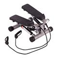 Ultrasport Swing Stepper, inklusive Trainingsbändern, Heimtrainer Stepper mit verstellbarem Widerstand und kabellosem Trainingscomputer, Up-Down-Stepper für Einsteiger und Trainierte, klein & kompakt