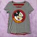 Disney Tops | 5/$25 Disney Mickey Mouse Top | Color: Gray/Red | Size: S