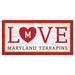 Maryland Terrapins 6'' x 12'' Team Love Sign