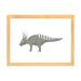 East Urban Home Styracosaurus Pencil Drawing w/ Digital Color by Alice Turner - Graphic Art Print Paper in Gray | 16 H x 24 W x 1 D in | Wayfair