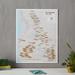 Maps International Roll-Down Scratch-off Rocky Mountain Peaks Print, 17" x 22" | 17 H x 22 W x 1 D in | Wayfair CT01660A_SS_SILKP