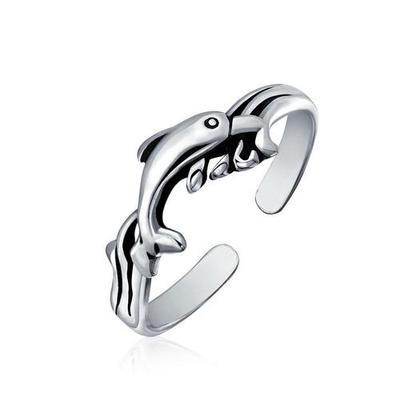 BLING Jewelry Midi Dolphin Adjustable Toe Ring