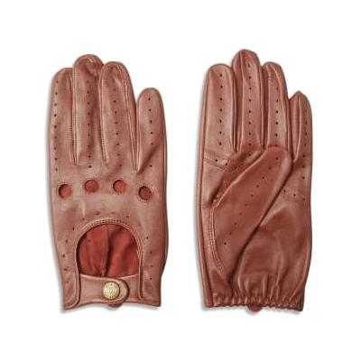 Dents - Tan Delta Classic Leather Driving Gloves - English - XL