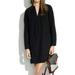 Madewell Dresses | Madewell Long Sleeve Tunic Style Dress | Color: Black | Size: M