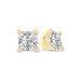 Diamaison 1/4 Ct. T.w. Certified Princess-Cut Diamond Solitaire Stud Earrings In 14K Gold (I/vs2)