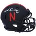 Mike Rozier Nebraska Huskers Autographed Riddell Eclipse Speed Mini Helmet with "83 Heisman" Inscription
