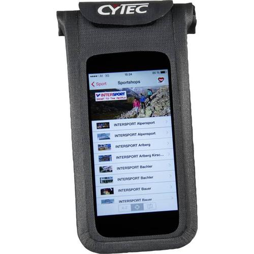 CYTEC Smartphonetasche, Größe M in Grau/Transparent