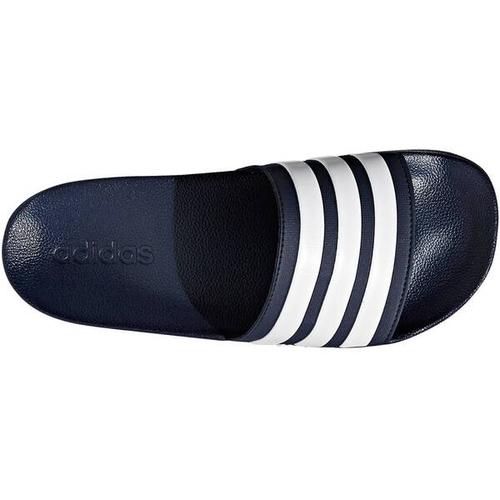 adidas Herren Shower adilette, Größe 37 in Dunkelblau/Weiß